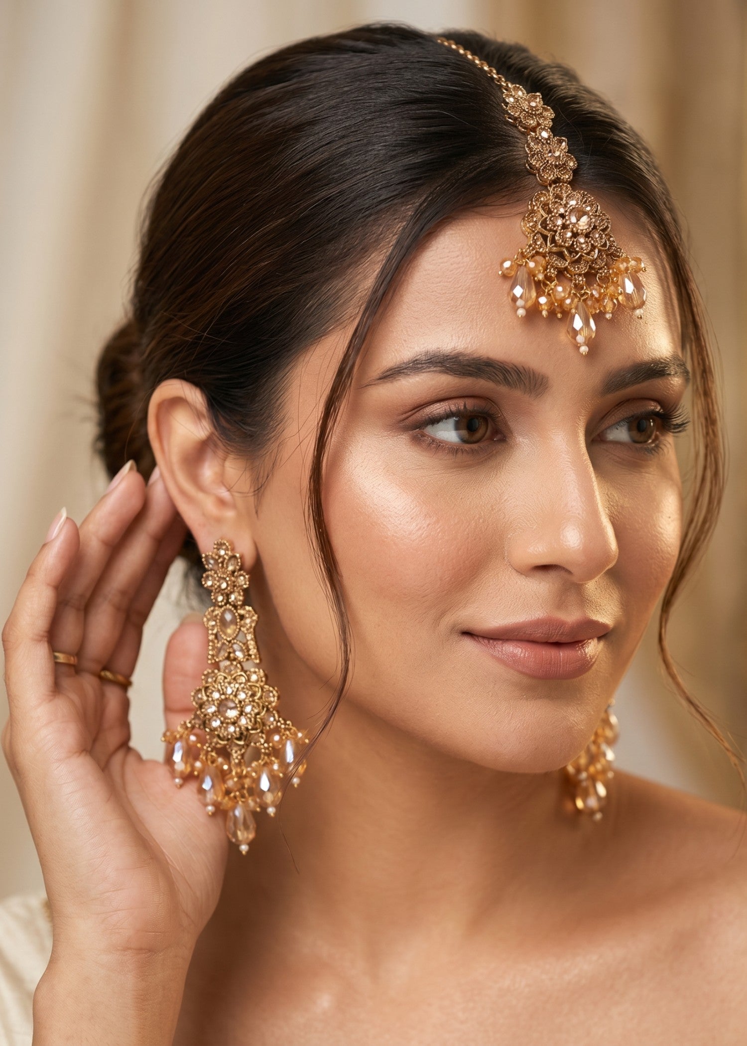 Sophia Earrings Tikka | ZAROSH JEWEL