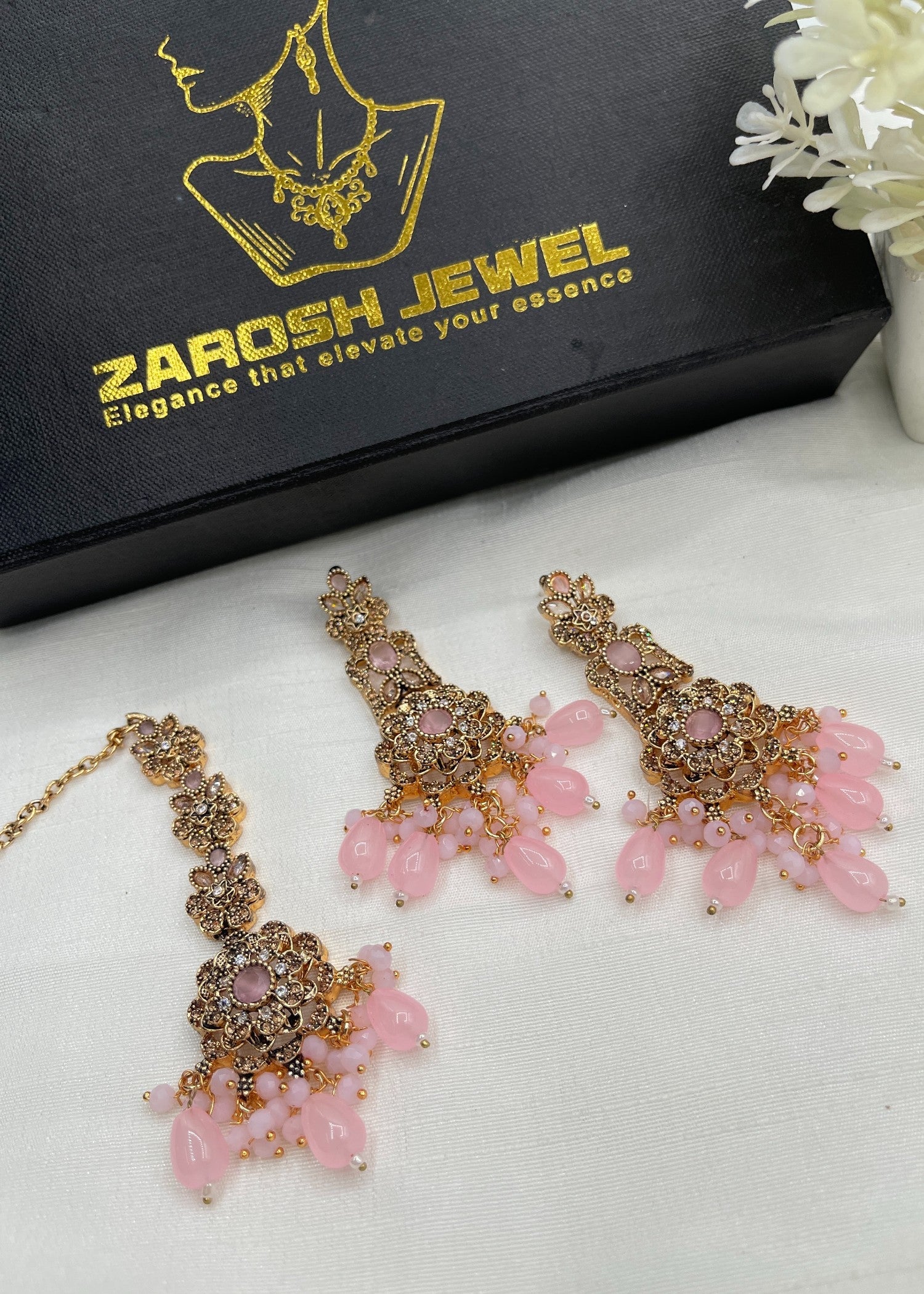 Sophia Earrings Tikka | ZAROSH JEWEL