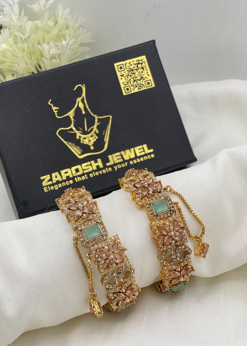 Shop the Aabis Openable Bangle Set from Zarosh Jewel