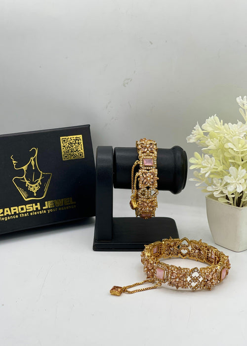 Shop the Aabis Openable Bangle Set from Zarosh Jewel