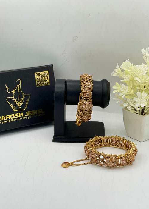 Shop the Aabis Openable Bangle Set from Zarosh Jewel
