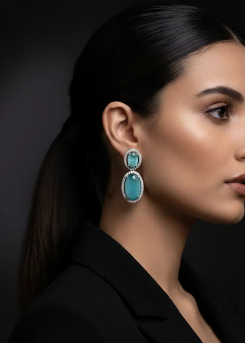 Shop the Aabshaar Drop Earrings from Zarosh Jewel