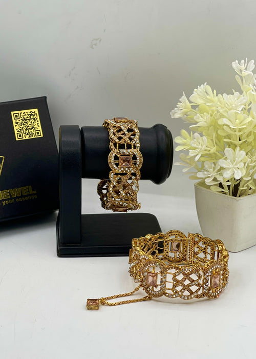 Shop the Aafia Openable Bangle Set from Zarosh Jewel