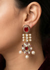 Aalia Heritage Earrings by Zarosh Jewel