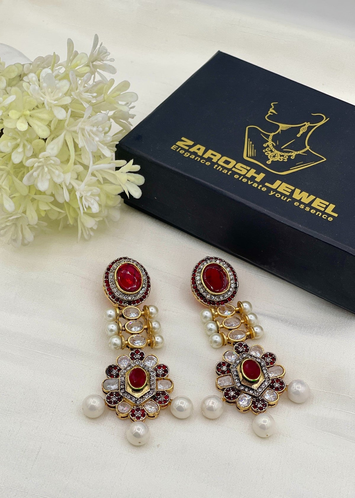 Shop the Aalia Heritage Earrings from Zarosh Jewel