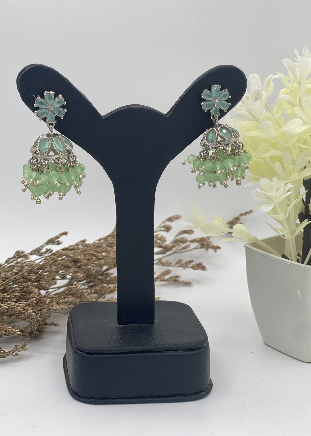 Shop the Aarzoo Pearl Mini Jhumka from Zarosh Jewel