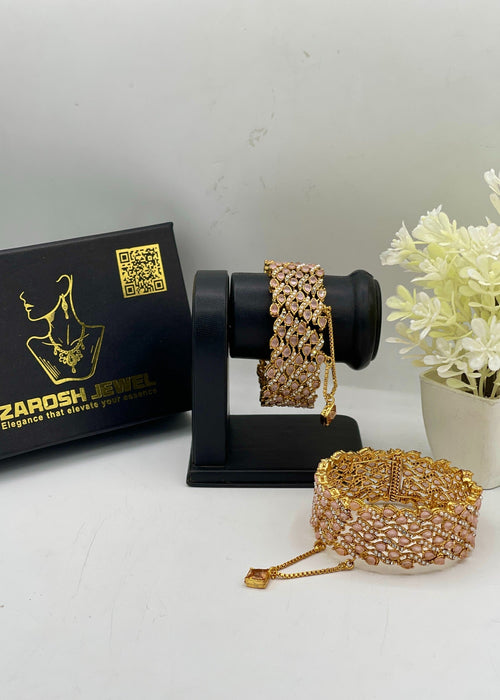 Shop the Aasimah Openable Bangle Set from Zarosh Jewel