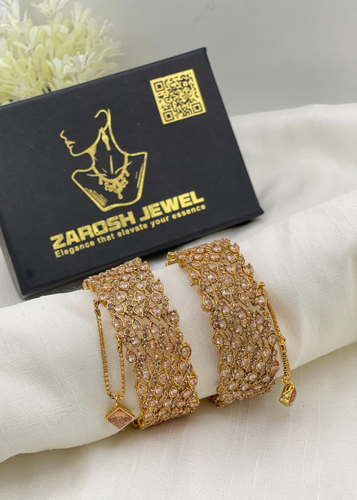 Shop the Aasimah Openable Bangle Set from Zarosh Jewel