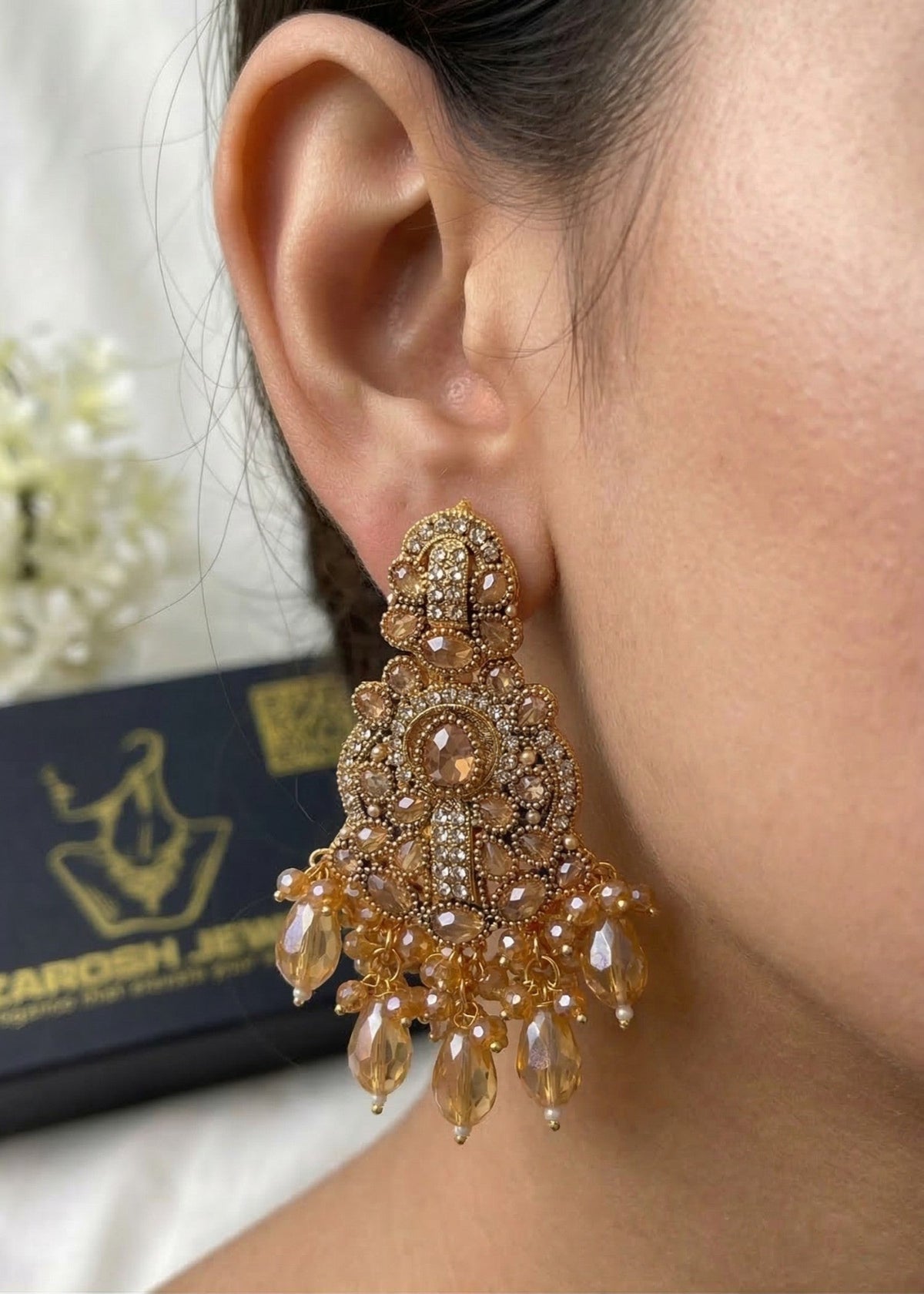 Shop the Aatika Earrings from Zarosh Jewel