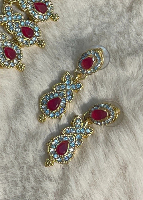 Shop the Abeera Zircon Necklace from Zarosh Jewel