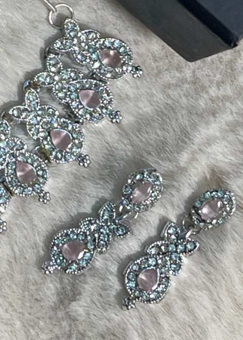 Shop the Abeera Zircon Necklace from Zarosh Jewel