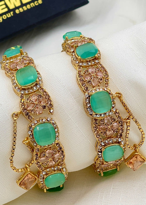 Shop the Abir Openable Bangle Set from Zarosh Jewel