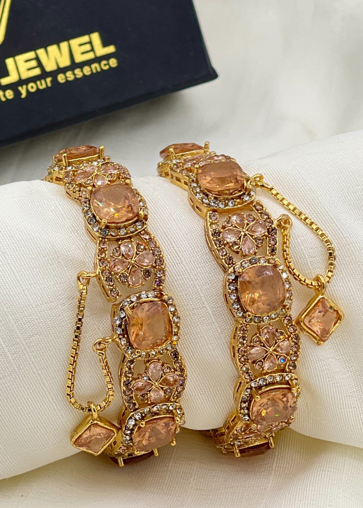 Shop the Abir Openable Bangle Set from Zarosh Jewel