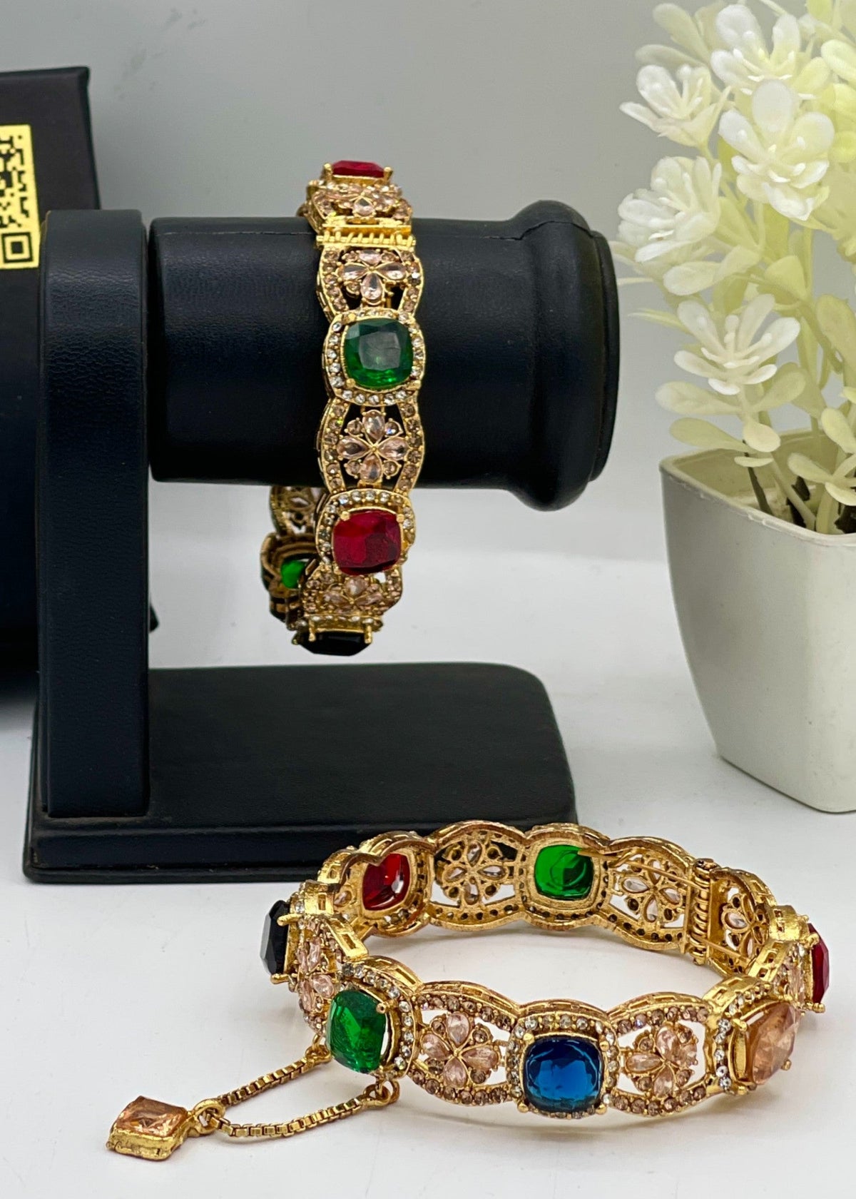 Shop the Abir Openable Bangle Set from Zarosh Jewel