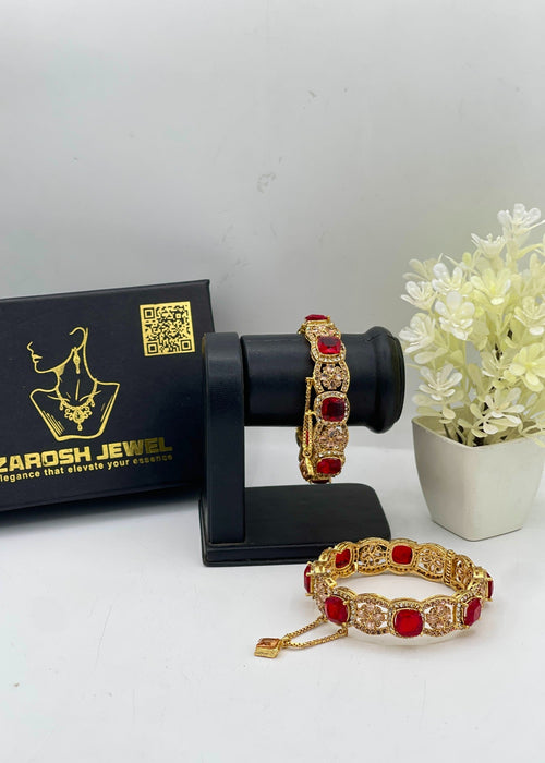 Shop the Abir Openable Bangle Set from Zarosh Jewel