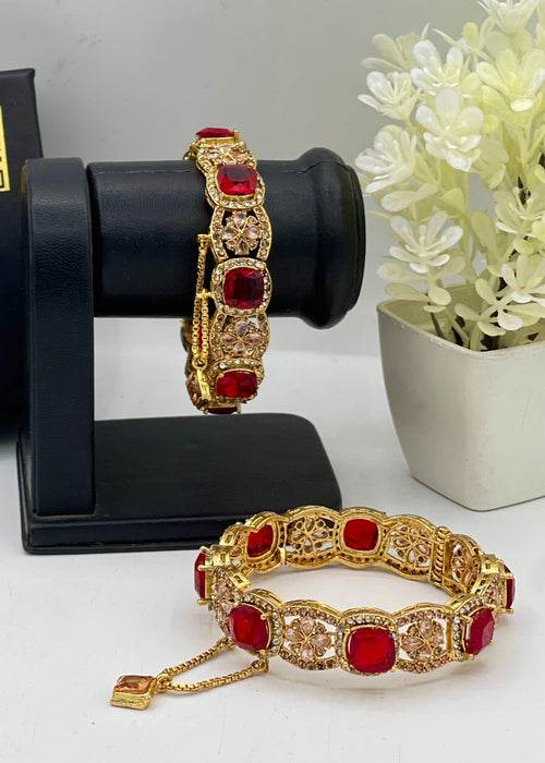 Shop the Abir Openable Bangle Set from Zarosh Jewel