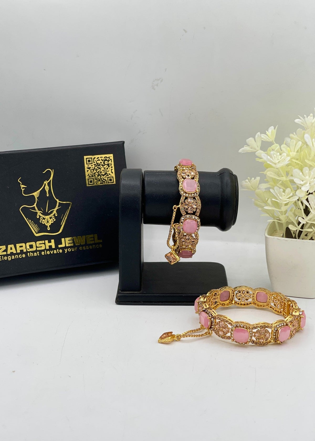Shop the Abir Openable Bangle Set from Zarosh Jewel