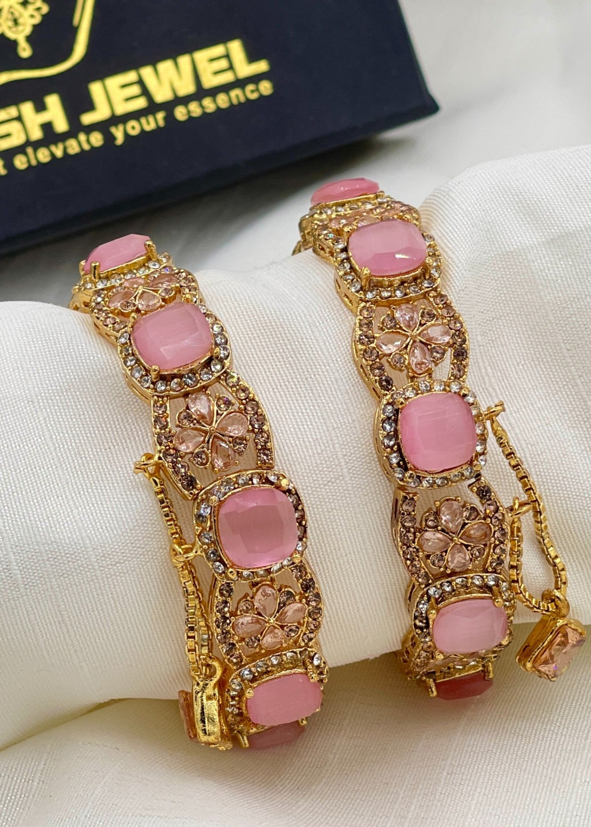 Shop the Abir Openable Bangle Set from Zarosh Jewel