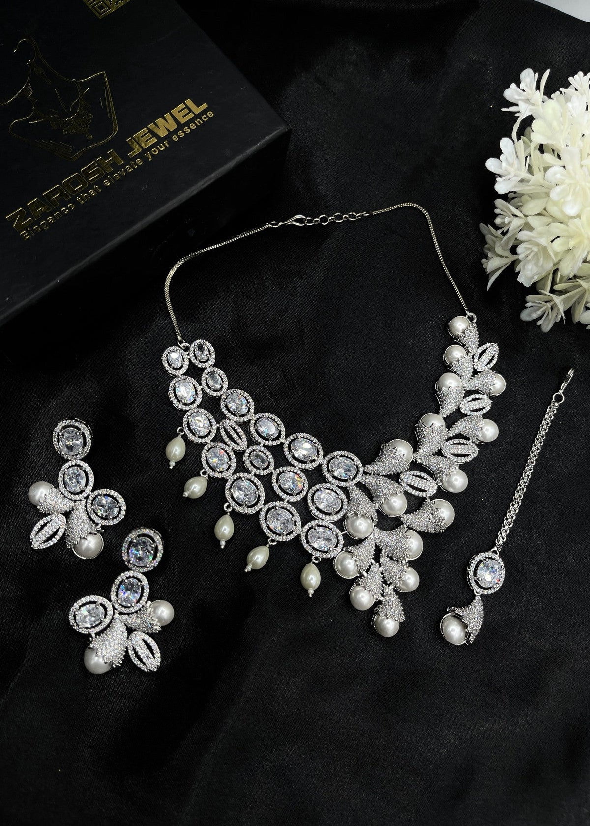 Shop the Abrish Necklace Set from Zarosh Jewel