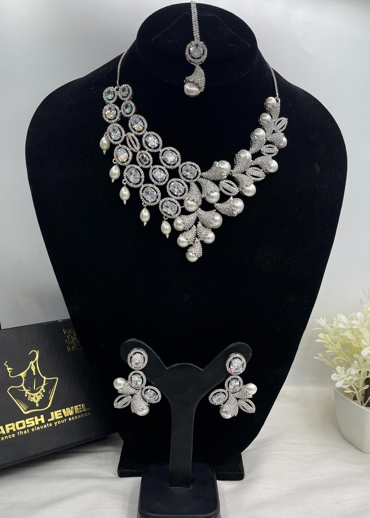 Shop the Abrish Necklace Set from Zarosh Jewel