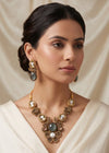 Afeefa Necklace Set by Zarosh Jewel