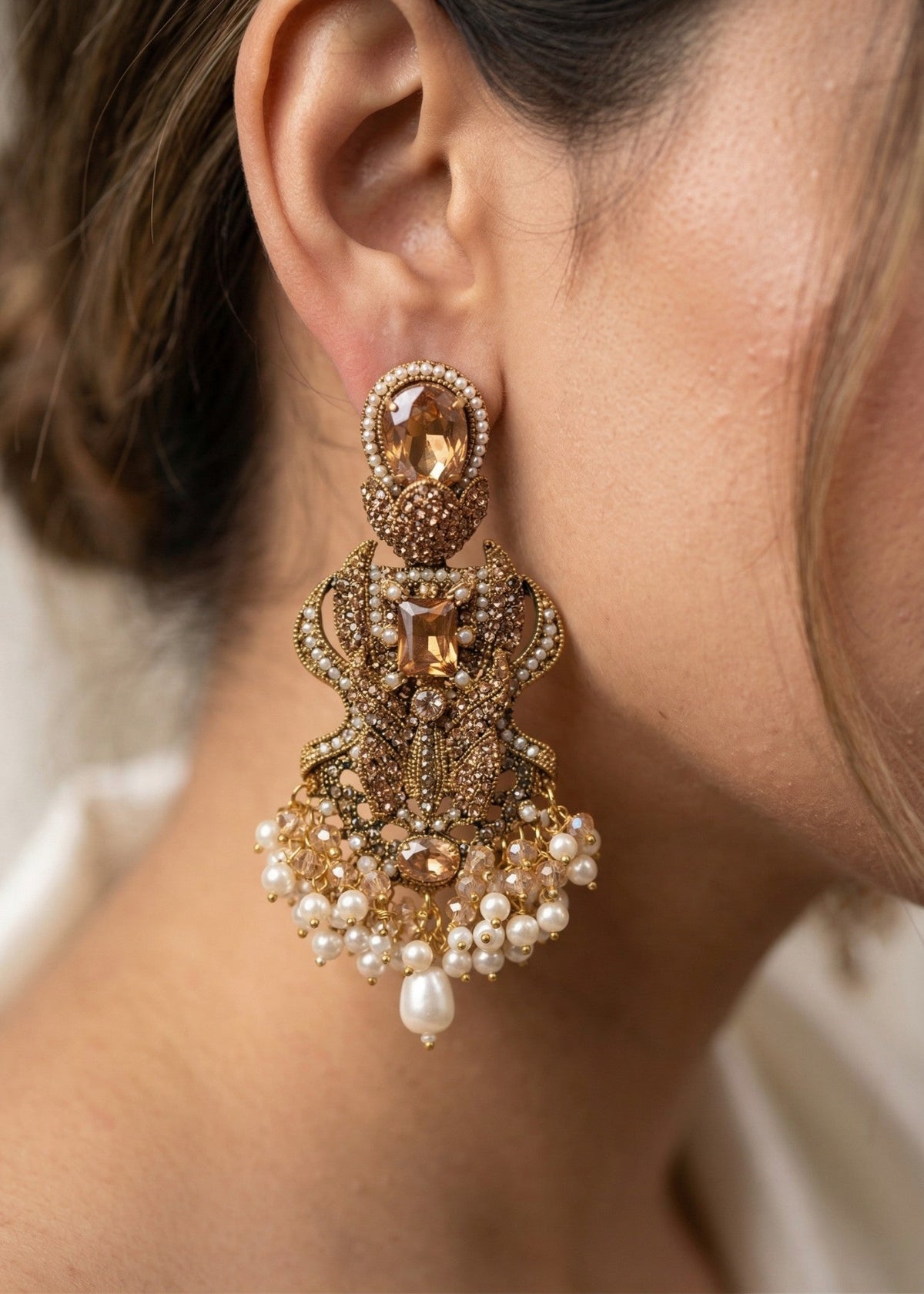 Shop the Afeefah Premium Earrings from Zarosh Jewel