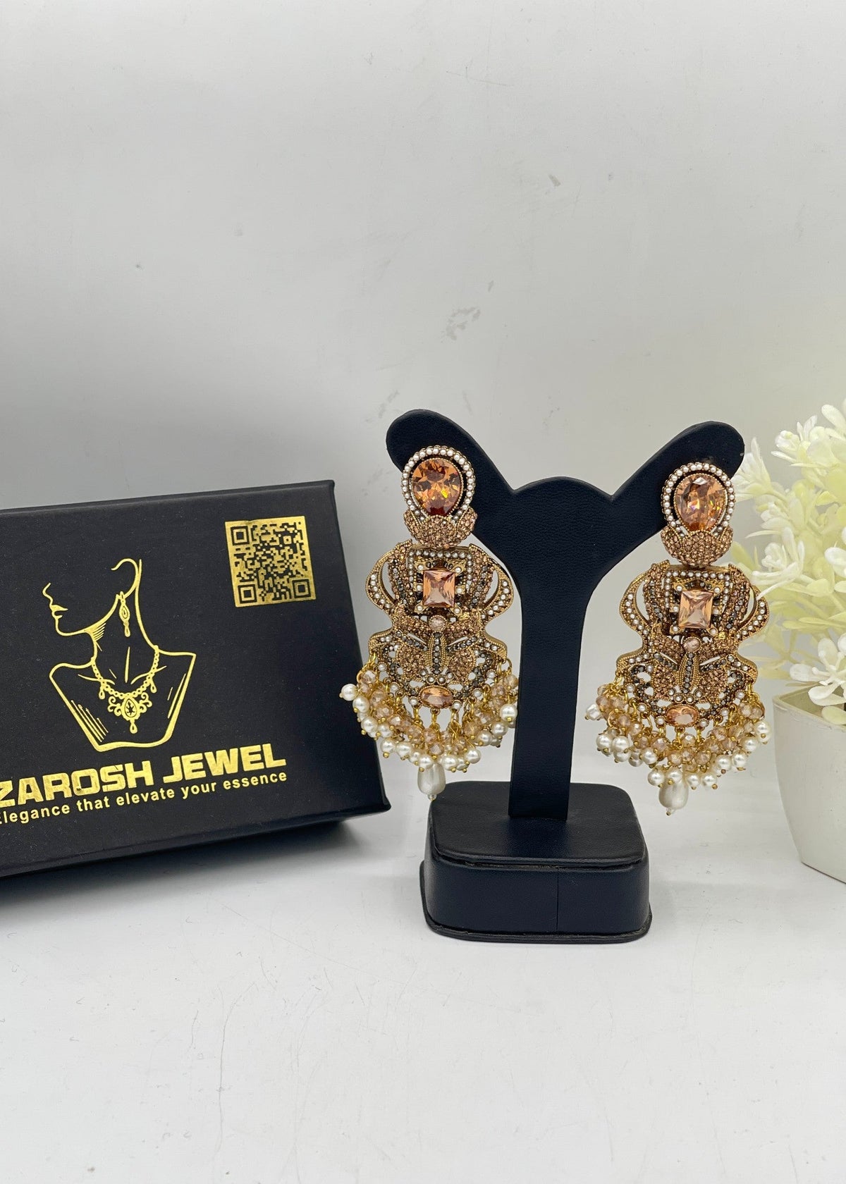 Shop the Afeefah Premium Earrings from Zarosh Jewel