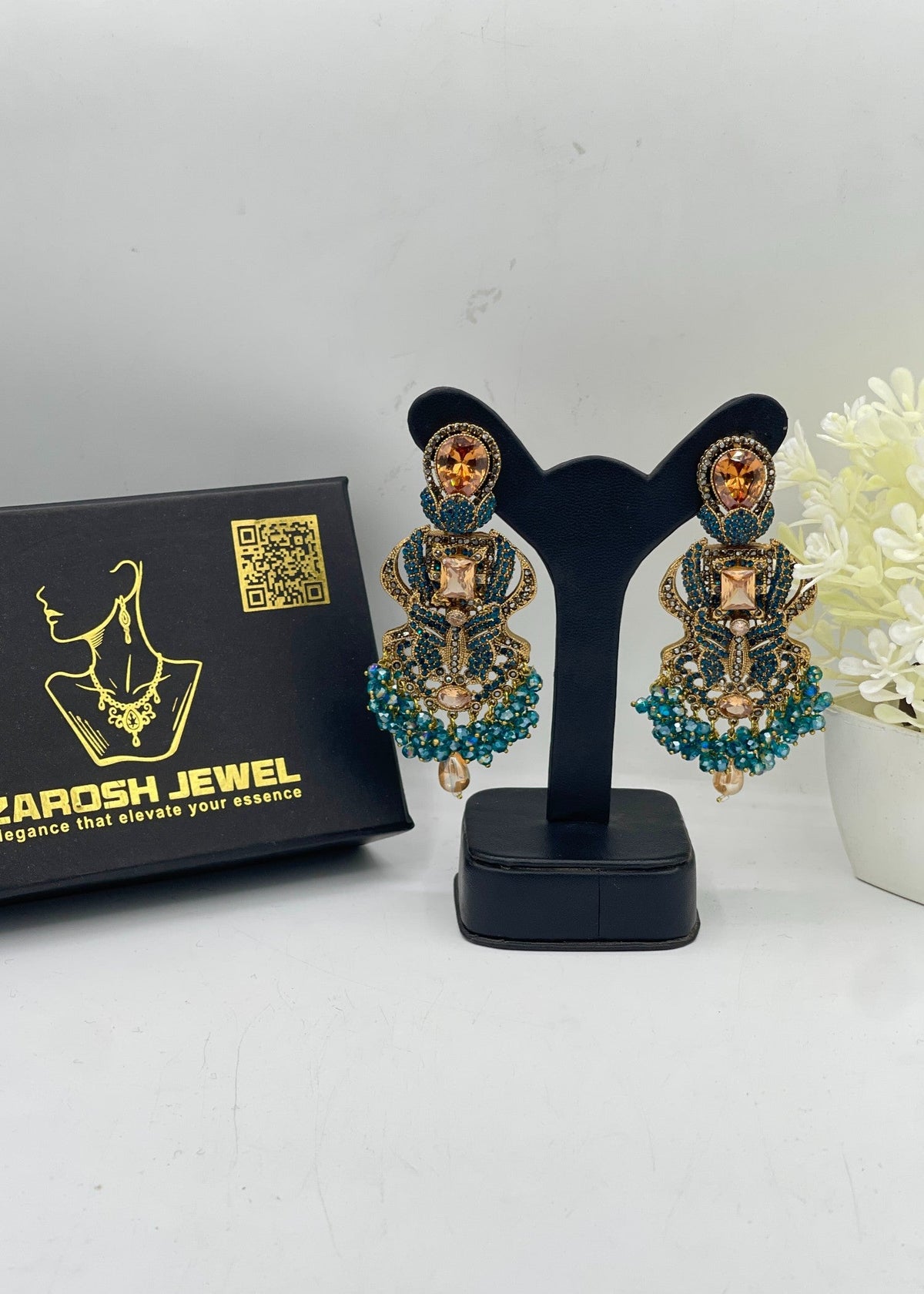 Shop the Afeefah Premium Earrings from Zarosh Jewel