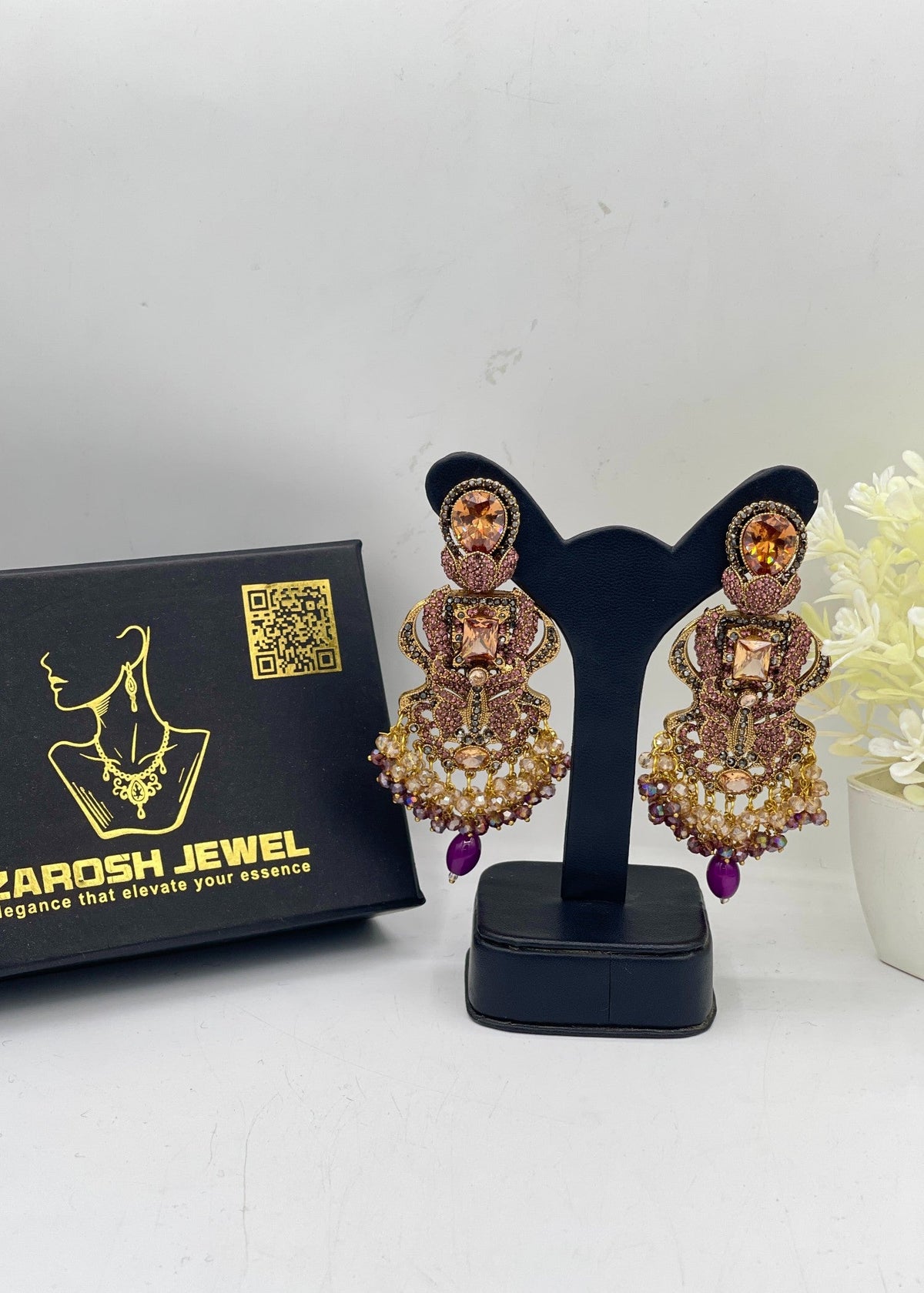 Shop the Afeefah Premium Earrings from Zarosh Jewel
