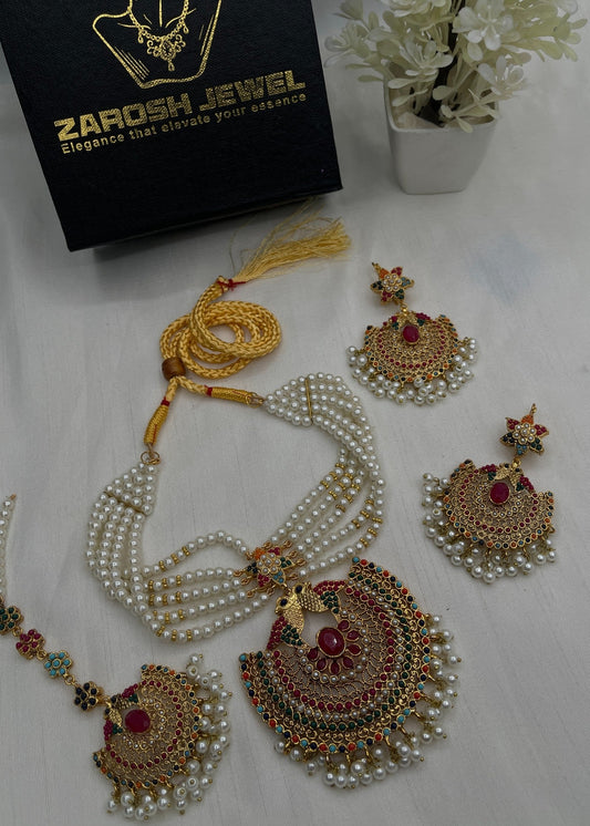Shop the Afifa Necklace Set from Zarosh Jewel