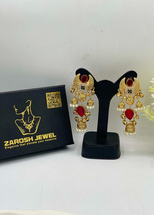 Shop the Afra Kashmiri Heritage Earrings from Zarosh Jewel