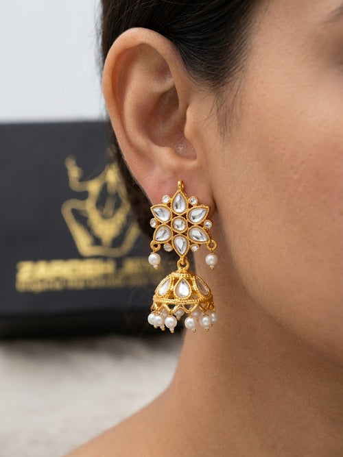 Afreen Earrings by Zarosh Jewel