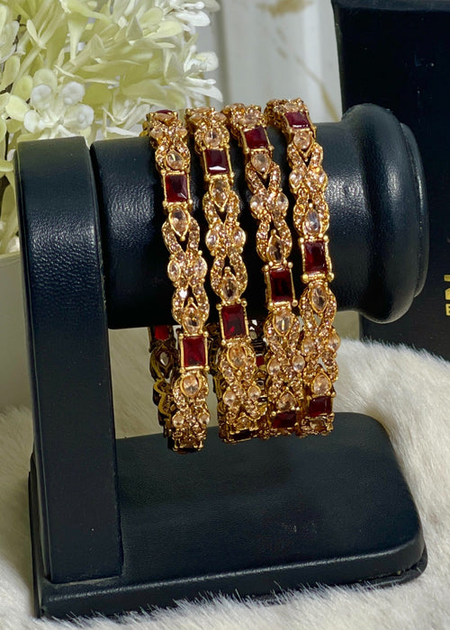 Shop the Afreen Pave Bangles from Zarosh Jewel