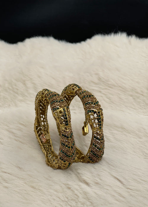 Shop the Afshan Bangle Set from Zarosh Jewel