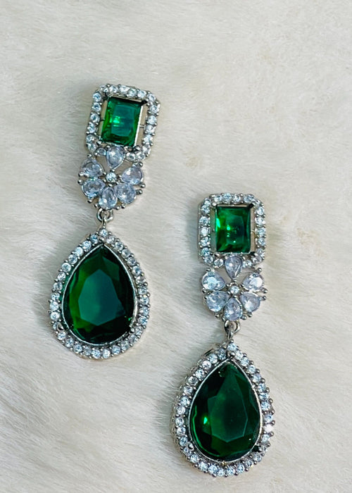 Shop the Afsheen Noir Drop Earrings from Zarosh Jewel