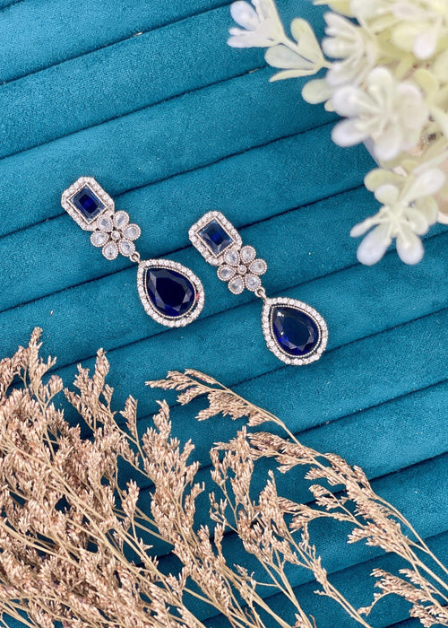 Shop the Afsheen Noir Drop Earrings from Zarosh Jewel