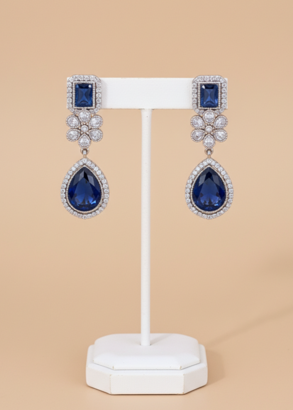 Shop the Afsheen Noir Drop Earrings from Zarosh Jewel