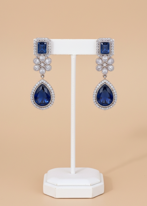 Shop the Afsheen Noir Drop Earrings from Zarosh Jewel
