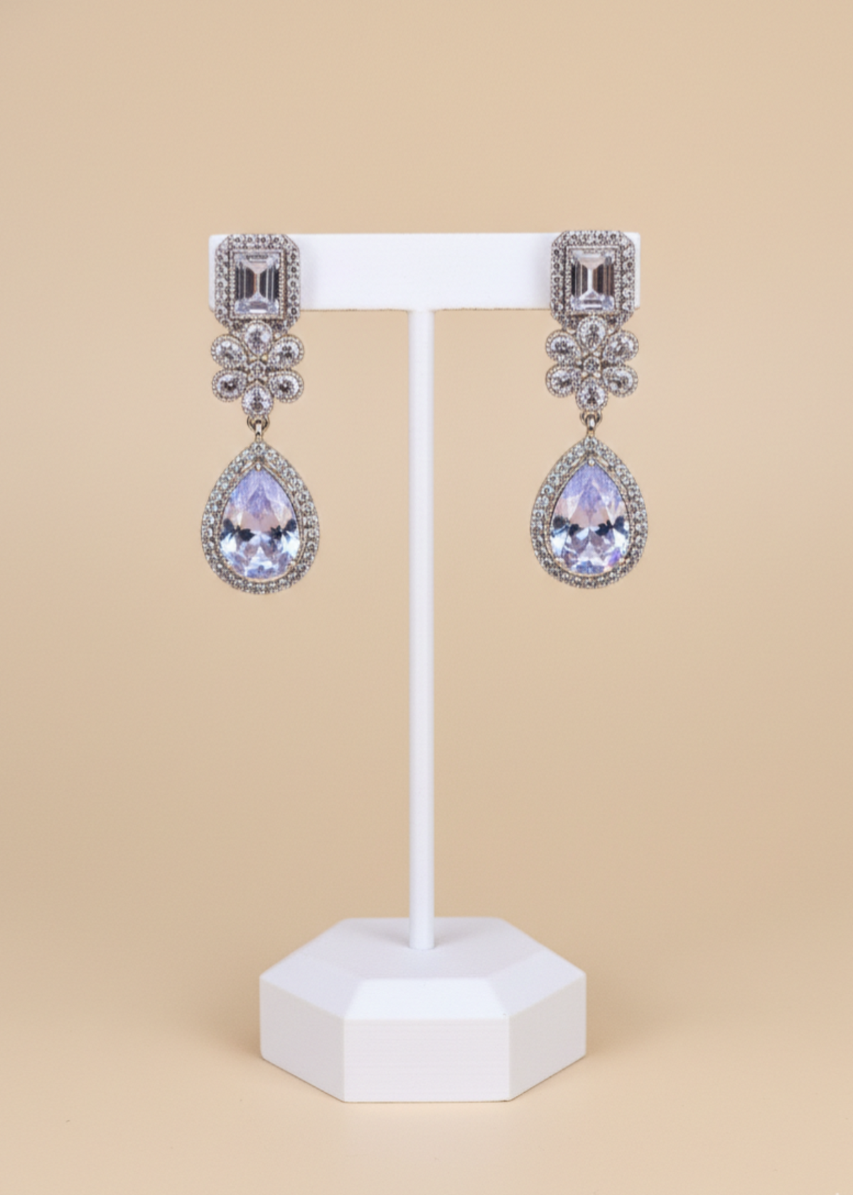 Shop the Afsheen Noir Drop Earrings from Zarosh Jewel