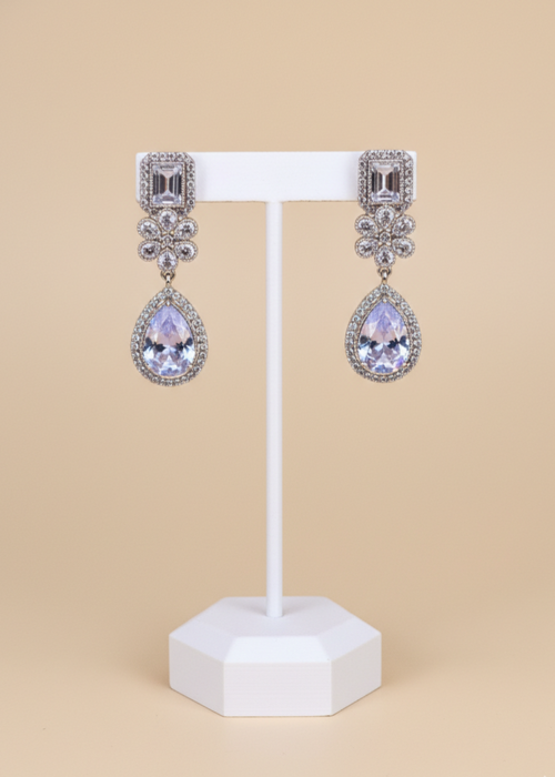 Shop the Afsheen Noir Drop Earrings from Zarosh Jewel
