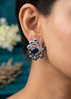 Afsheen Royal Bloom Earrings by Zarosh Jewel