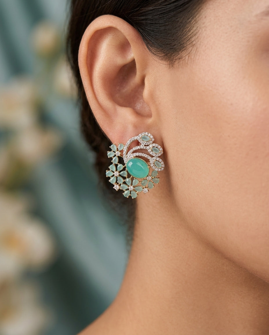 Shop the Afsheen Royal Bloom Earrings from Zarosh Jewel