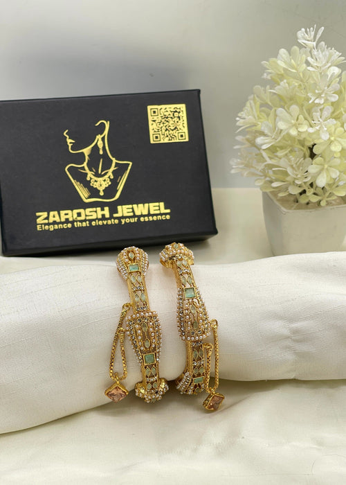 Shop the Aila Adjustable Bangle from Zarosh Jewel