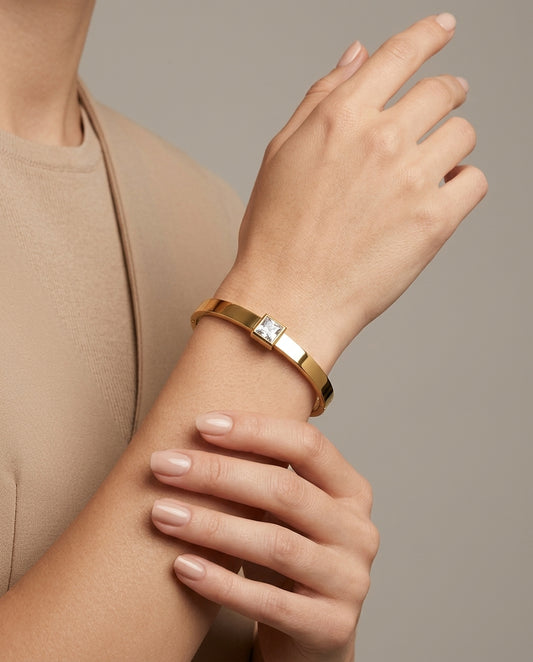 Aima Openable Bracelet by Zarosh Jewel