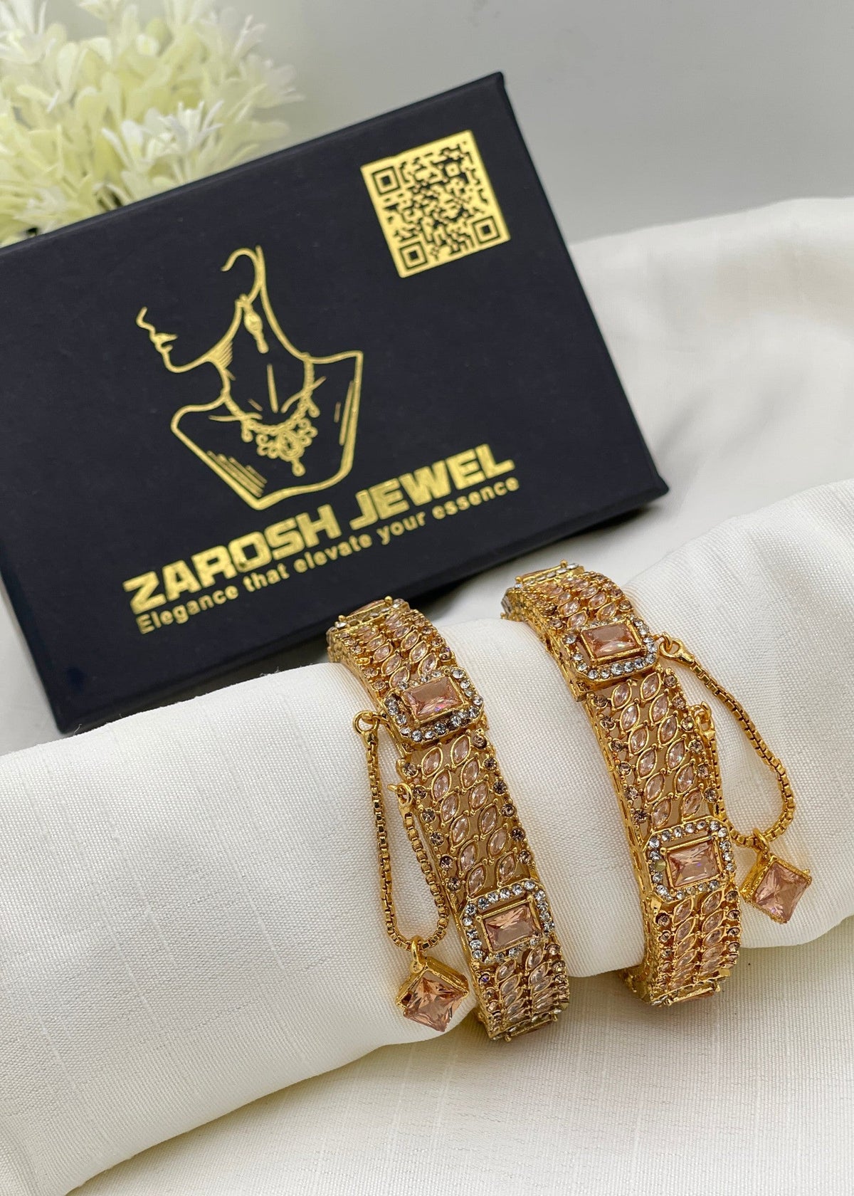 Aiman Openable Bangles by Zarosh Jewel