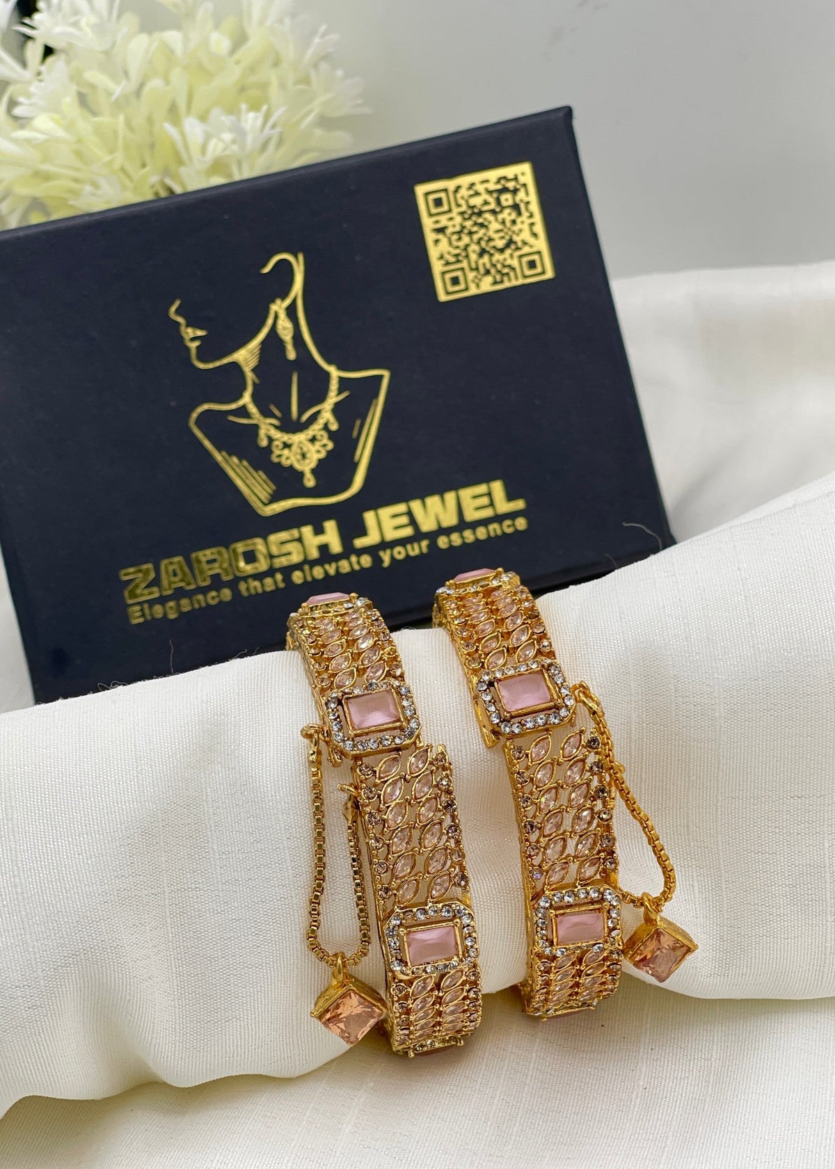 Shop the Aiman Openable Bangles from Zarosh Jewel