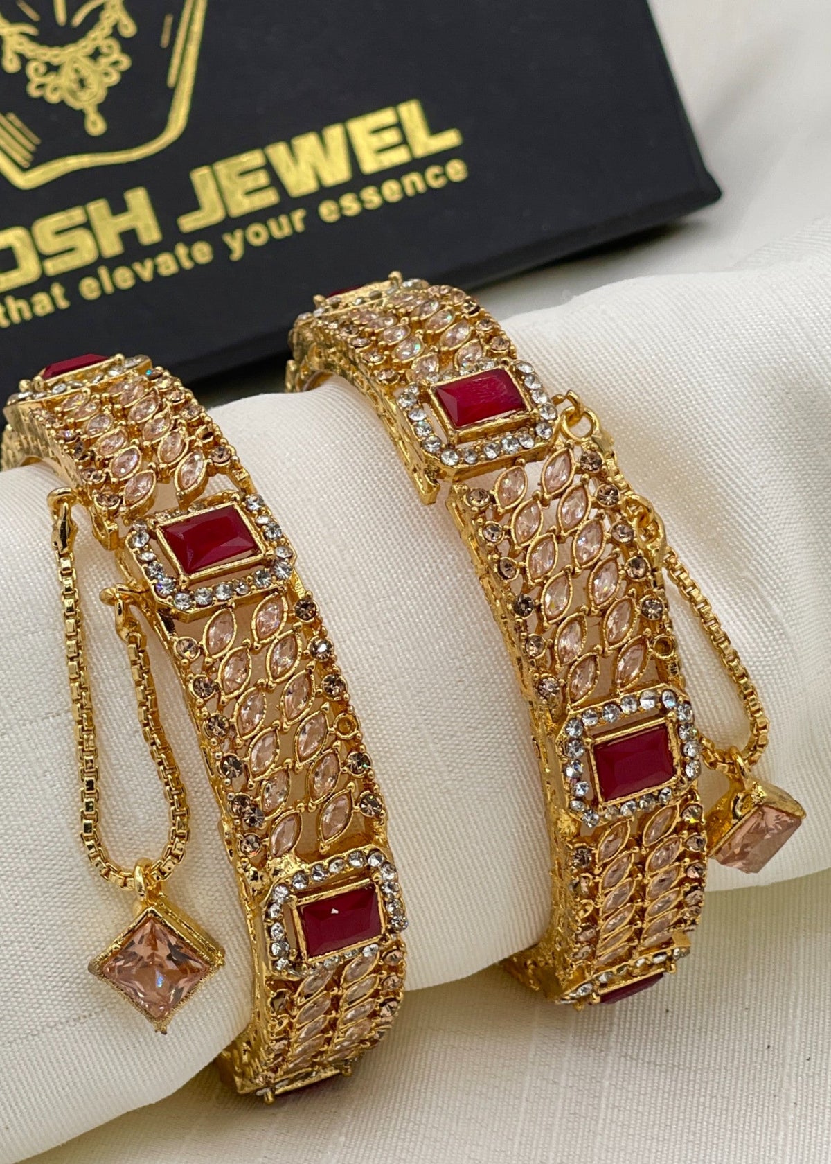 Shop the Aiman Openable Bangles from Zarosh Jewel