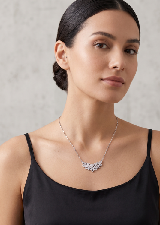 Aleesha Necklace Set by Zarosh Jewel