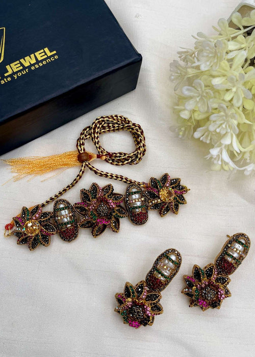 Shop the Aleyna Choker Set from Zarosh Jewel