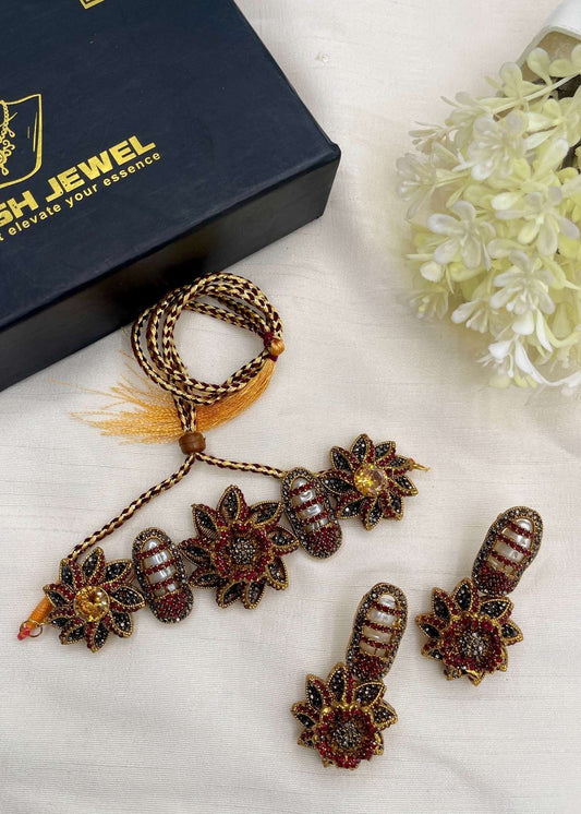Shop the Aleyna Choker Set from Zarosh Jewel